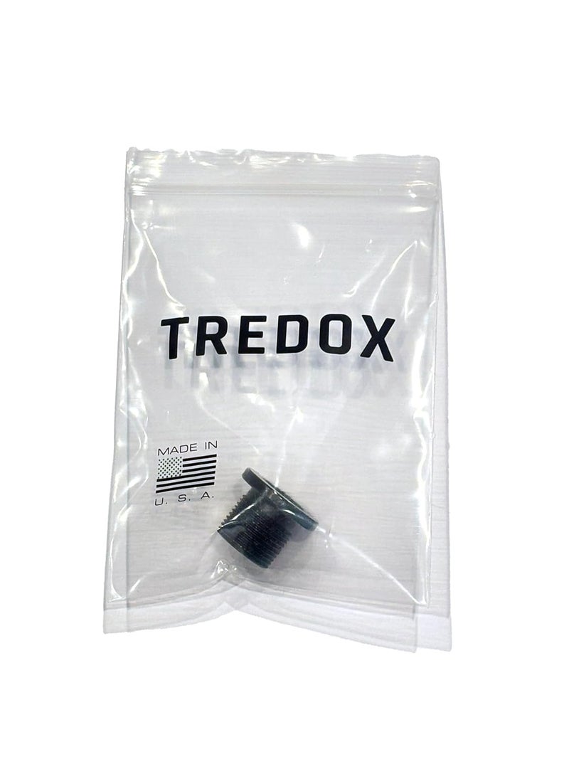 Tredox Thread Protector, 1/2x28 TPI Convert to 5/8x24 TPI, CNC Machined, Black Oxide Finish - Image 4